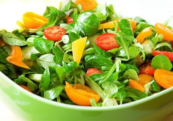 Salade de légumes minceur